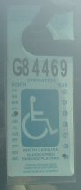 long-term handicapped placard