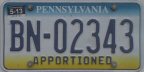 2013 Pennsylvania apportioned bus