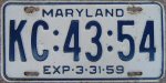 1959 Maryland