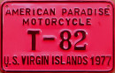 美属维尔京群岛的摩托车
