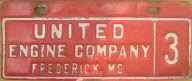 circa 1960s United Engine Co. member strip