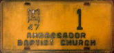 1947 Michigan church vehicle