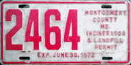 1972 Montgomery County landfill permit
