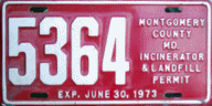 1973 Montgomery County landfill permit