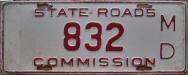 circa 1930s-1950s? State Roads Commission, without corner holes
