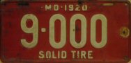 1920 solid tire truck