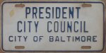 1950s/60s Baltimore city council president