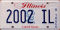 Illinois sample license plate