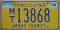 Pennsylvania bus, taxi, or similar vehicle license plate