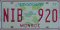 1977 U.S. license plate