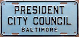 1948-51年，巴尔的摩市议会主席